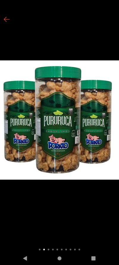 Torresmo pururuca limão