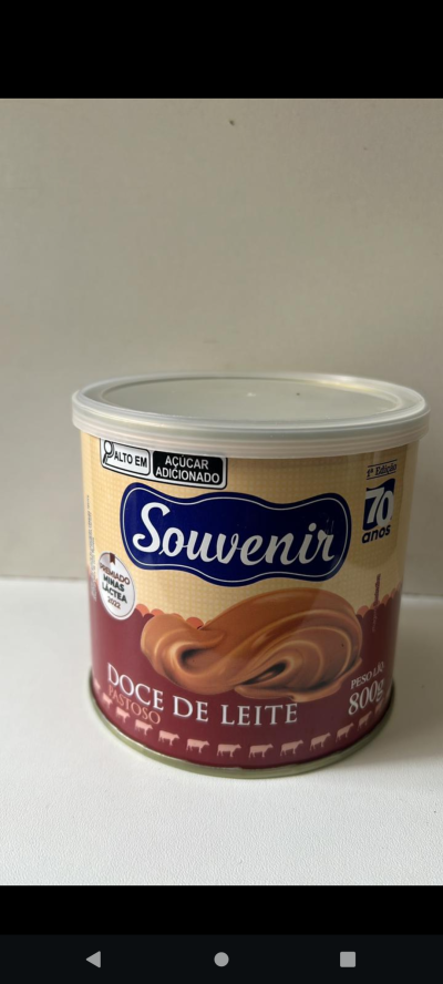 Doce leite souvenir