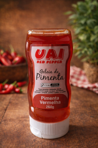 Geleia de pimenta vermelha