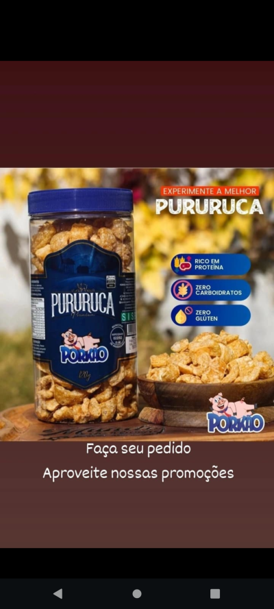 Torresmo pururuca tradicional